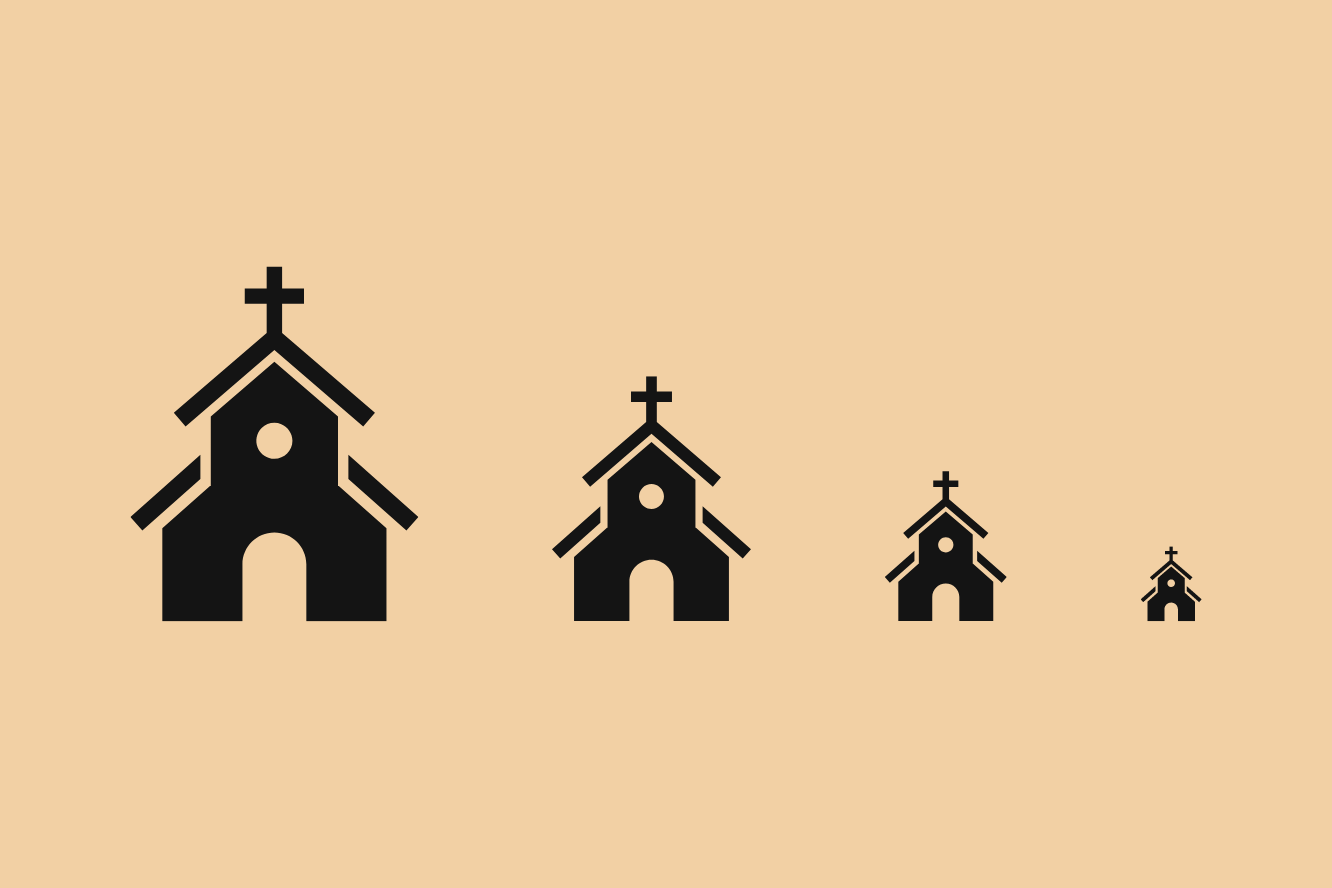 Suggestions for the incredibly shrinking church